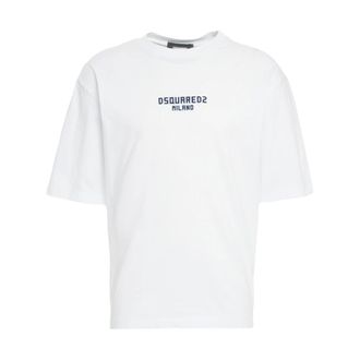 Dsquared2 Hombre, Camisetas, Blanco, Talla: XL