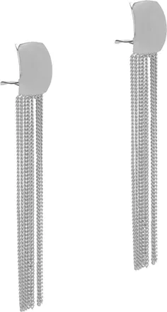 Federica Tosi Womens Drop Earrings Julie Long Metallic