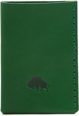 Ezra Arthur Minimalist Card Holder Wallet in Green at Nordstrom