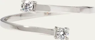 Lana Jewelry 14K Gold Solo Double Diamond Ring