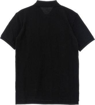 Polo Ralph Lauren Logo-Embroidered Piqu&eacute; Cotton Polo - Black