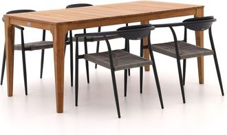 Manifesto Furniture Manifesto Cavone/Bruca 170cm dining tuinset 5-delig stapelbaar