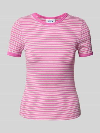 Jack & Jones T-Shirt mit Rundhalsausschnitt Modell FRANKIE in Pink, Gr&ouml;&szlig;e XL