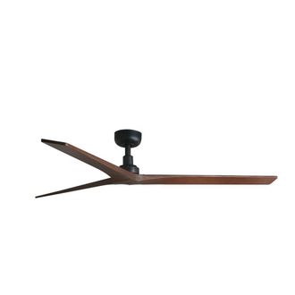 Netlighting Klim Large Black Walnut DC Ceiling Fan 6 Speed