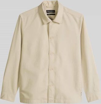 Marc O'Polo Regular Fit Overshirt mit seitlichen Eingrifftaschen in Ecru, Gr&ouml;&szlig;e XL