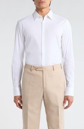 BOSS L-Hays Kent Slim Fit Dress Shirt in White at Nordstrom Rack, Size 15.5R