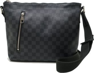 Louis Vuitton Black Damier Canvas Damier Graphite Damier Graphite Shoulder Bag (Pre-Owned)