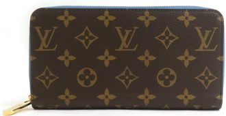Louis Vuitton Blue Jean Monogram Monogram Long Wallet (Bi-Fold) (Pre-Owned)