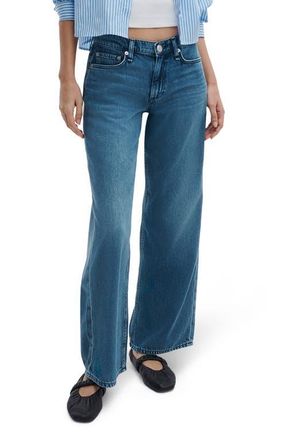 Rag & Bone Featherweight Saige Low Rise Straight Leg Jeans in River at Nordstrom, Size 34