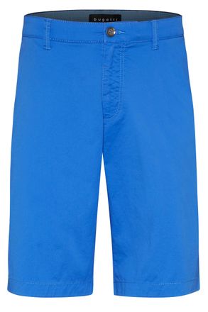 Bugatti Bermudas BUGATTI, Herren, Gr. 54, Normalgr&ouml;ssen, blau, 98% Baumwolle, 2% Elasthan, normal, Hosen Bermudas, aus flexibler Baumwolle