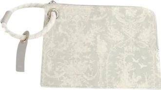 Dior Pre-owned Fabric Clutch - Dames - Vintage Clutch - Grijs - ONE Size - Vintage