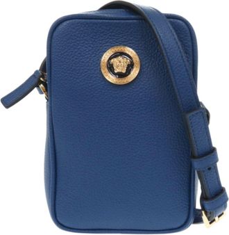 Versace Leather Shoulder Bag (Pre-Owned)