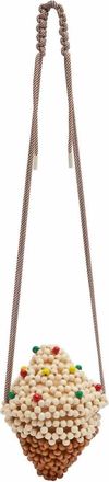 Alemais Womens Wood Bead Gelato Mini Bag In Beige Multi
