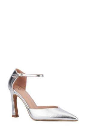 New York & Company Xaria Pump in Silver Metallic at Nordstrom Rack, Size 10