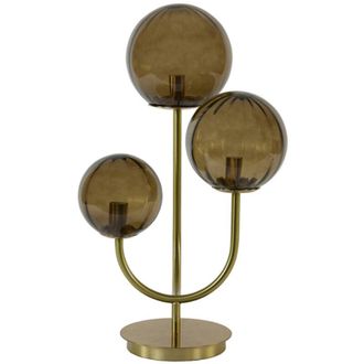 Light & Living L&aacute;mpara de mesa - Magdala - dorado - vidrio - - Light&living