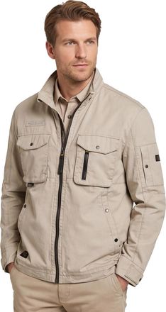 Camel Active beige parka jas Camel active met rits