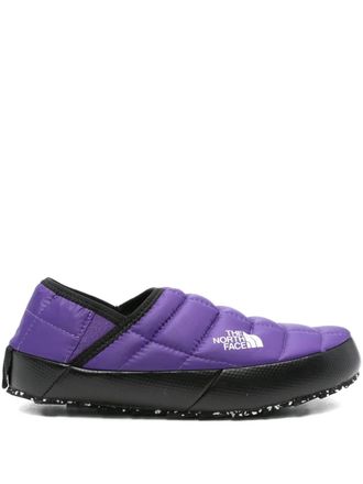 The North Face quilted slip-ons - Purple