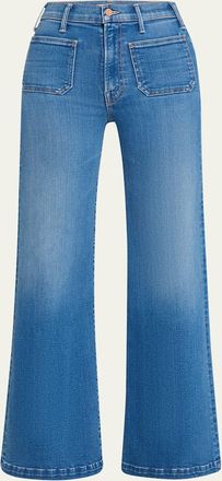 【YOURNUS】Crimson Maxi Wide Denim Pants Jeans - Unipair