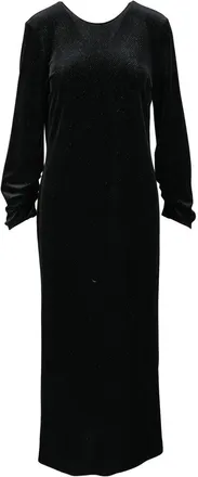 Department Five Velvet Dress Stretch - Black