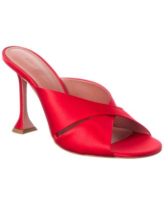 Amina Muaddi Salma Satin Sandal