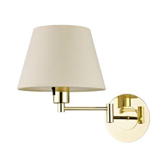 Lindby Lindby - L&aacute;mpara De Pared pola En Blanco Textura, Tela, Tejido, Seda