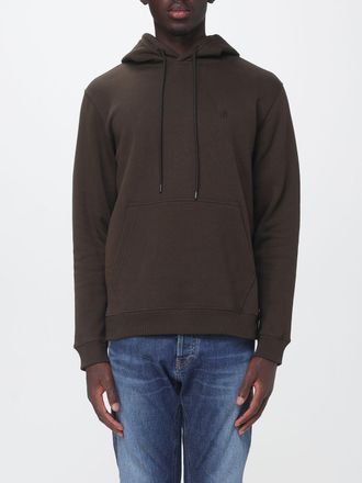 Dondup Felpa in cotone con cappuccio e tasca a marsupio