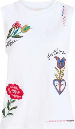 Cinq &agrave; Sept T-shirt Summer Love - Bianco