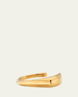 Alexander McQueen Gold-Plated Thorn Cuff Bracelet