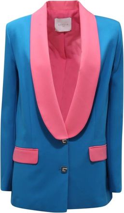 Gaëlle Paris Blazers, female, Blue, XS L30, Gbdp16054 Giacca Monopetto
