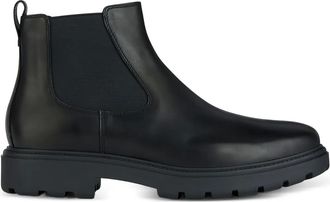 Geox Spherica ec7 Chelsea boots - men - Bovine Leather/Plastic/Elastane/Polyurethane/Cotton/Elastane/Polyurethane - 44 - Black