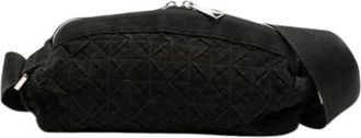 Bottega Veneta Pre-owned Belt Bags, female, Black, Size: ONE SIZE Pre-owned Nylon Belt Bag