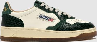 Autry Baskets Medalist Low Leat Coprint Marshmallowmallow Green