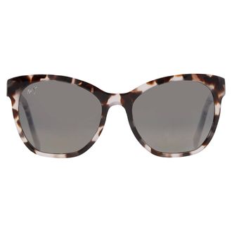 Maui Jim Alulu Grey Cat Eye Ladies Sunglasses MJ0878S 003 56