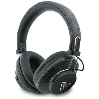 OEM Auriculares Supraaurales Bluetooth Enc Con Logo Triangular De Guess, Color Negro