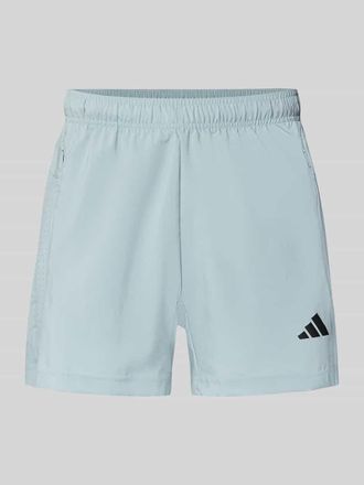 adidas Regular Fit Shorts mit Logo-Print in Mint, Gr&ouml;&szlig;e XXL