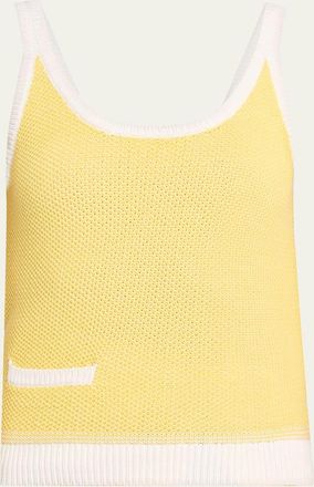 Vince Birdseye Pocket Tank Top