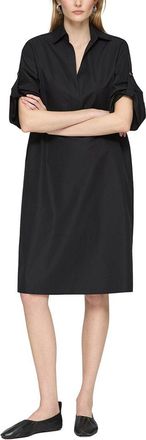 Lafayette 148 New York Petite Tab Sleeve Popover Dress