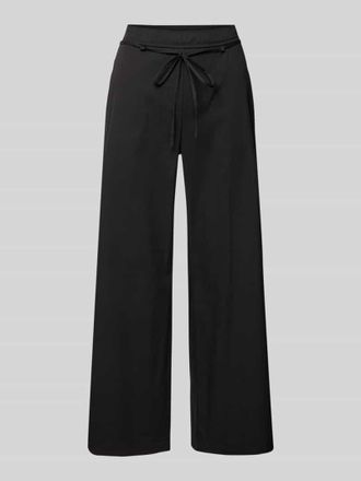 M.A.C Straight Leg Stoffhose mit verk&uuml;rztem Schnitt Modell CHiara in Black, Gr&ouml;&szlig;e 34