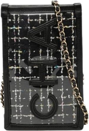 Chanel Pre-owned Crossbody Bag - Dames - Vintage Schoudertas - Zwart - ONE Size - Leer - Vintage