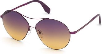 adidas OR0001 77T Womens Sunglasses Purple Size 59