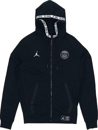 Nike Jordan Air Jordan Cat Paris Saint-Germain Full-length zipper Cardigan Fleece BQ8347-010