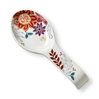 Tag Autumn Bloom Fall Stoneware Spoon Rest Multi 9.45 x 3.75 x 1.35 in in Green at Nordstrom