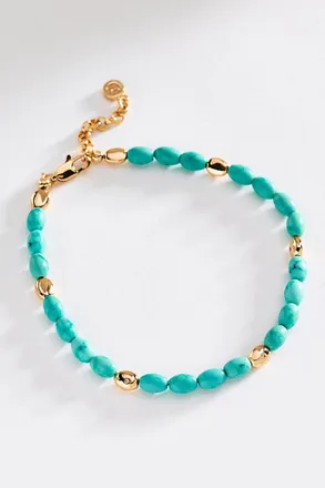 Ettika Polished Pebble Anklet