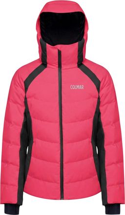 Colmar Red Technical Quilted Down Ski Jacket