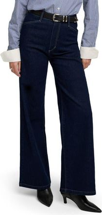Favorite Daughter The Mischa Super High Waist Wide Leg Jeans in Porter at Nordstrom, Size 26