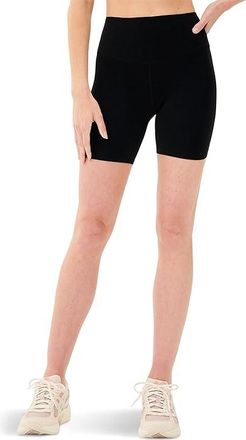 SPLITS59 Airweight High-Waist Shorts Womens Shorts Black : LG, Spandex/Nylon