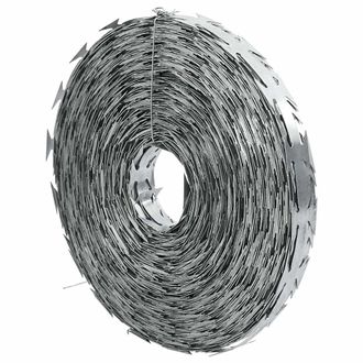 vidaXL Alambre De P&uacute;as Concertina Acero Galvanizado 500 M Vidaxl