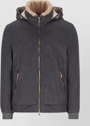 Brunello Cucinelli wool padded coat