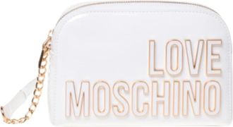 Love Moschino Lettering Cross Body Bag - Dames - Schoudertassen - Wit - ONE Size - Tassen