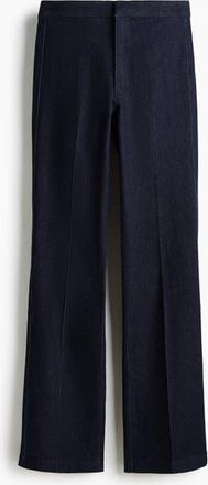 H&M Flared High Jeans in Dark Denim Blue at Nordstrom, Size 10